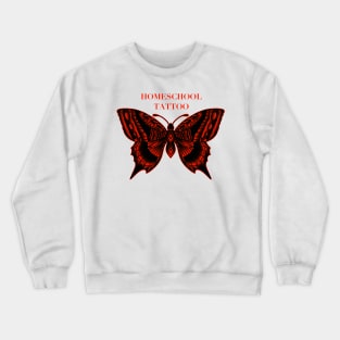 HomeSchoolTattoo (light red) Crewneck Sweatshirt